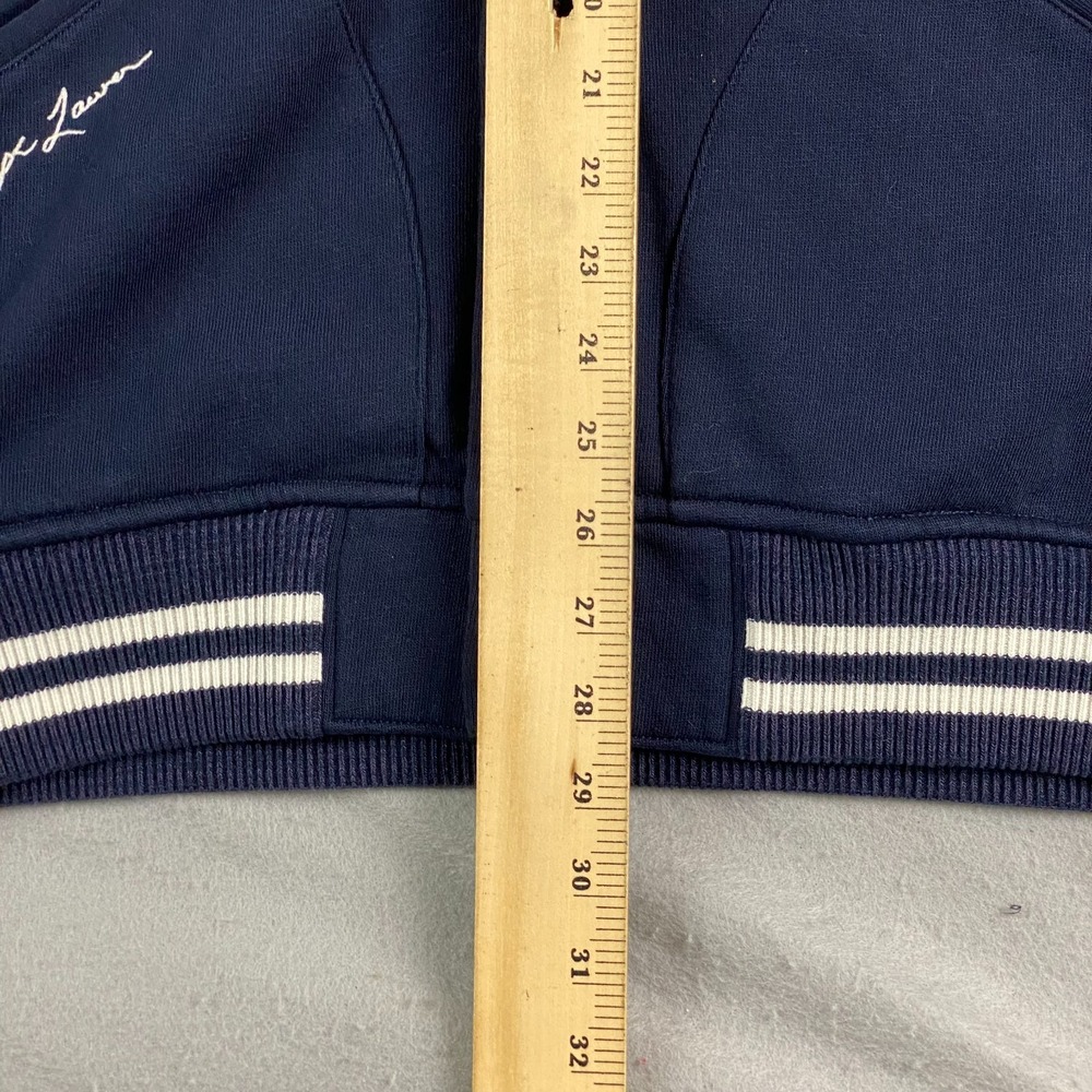 Polo Ralph Lauren New York Yankees Mens Jacket L bronx Bomber fleece Navy NWT - Picture 14 of 15